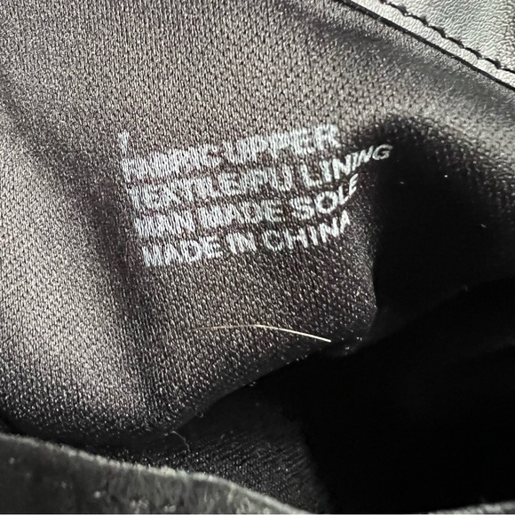 EXPRESS BLACK ASYMMETRICAL SHAFT SUEDE KNEE HIGH STILETTO BOOTS W/ POINTED TOE - Picture 8 of 8